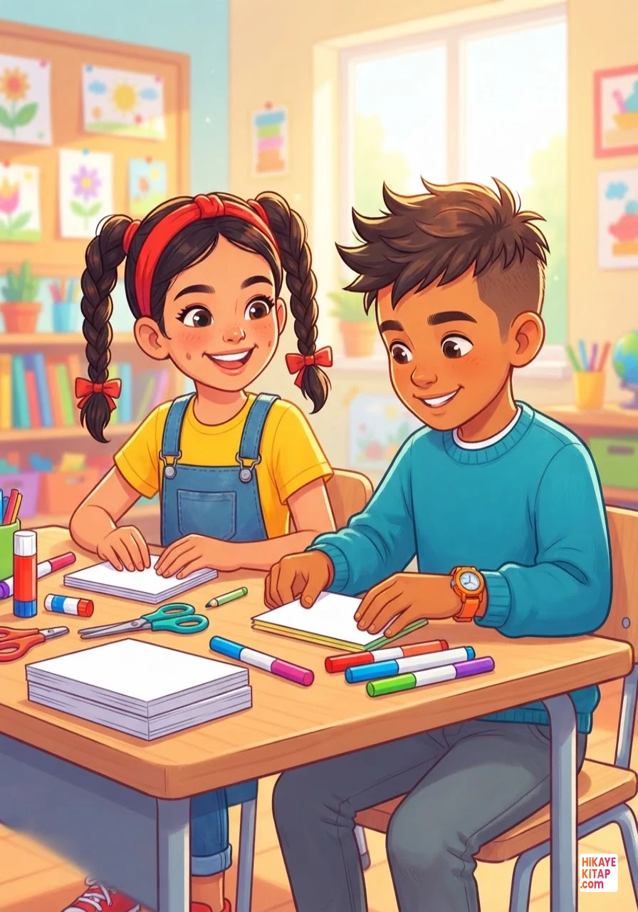 Merve ve Küçük Dünya Haritası Sayfa 4 görseli