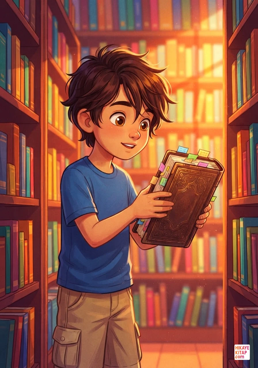 Mert ve Küçük Kütüphanenin Hazinesi 1 görseli