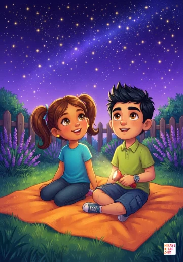Defne ve Küçük Yıldızlı Gece kapak