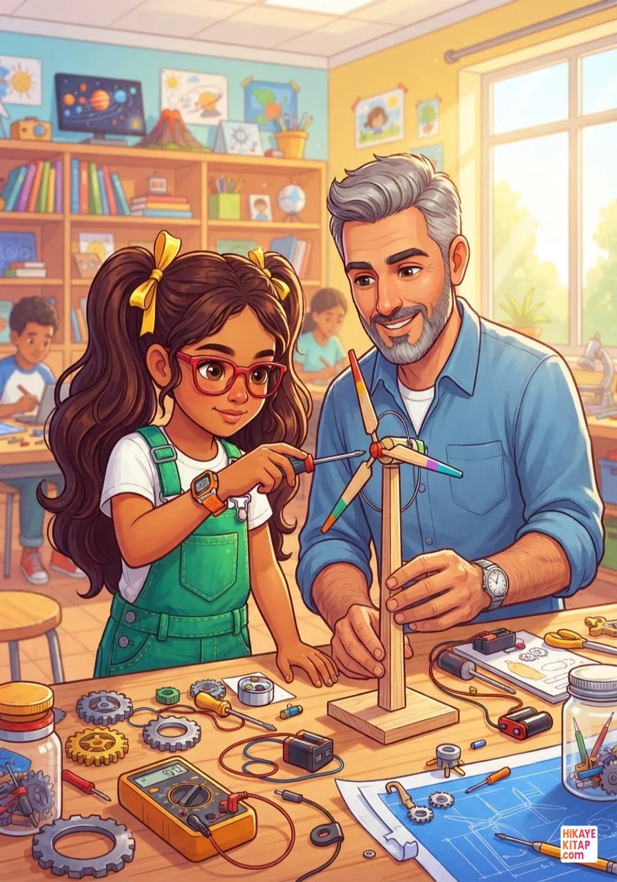 Elif ve Küçük Rüzgâr Değirmeni Sayfa 7 görseli