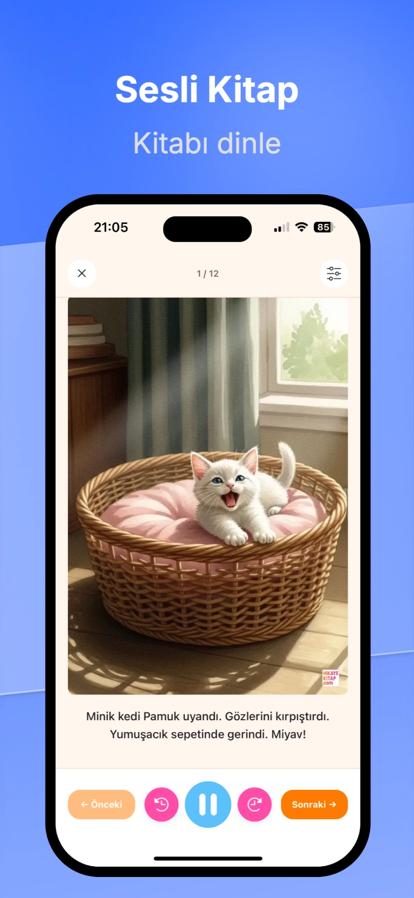 Hikaye Kitabı Ekran 3