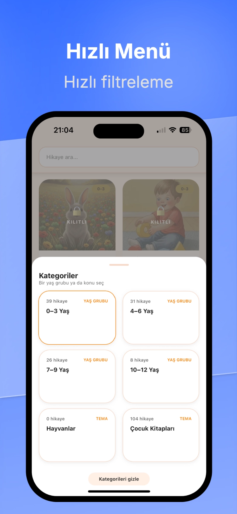 Hikaye Kitabı Ekran 8